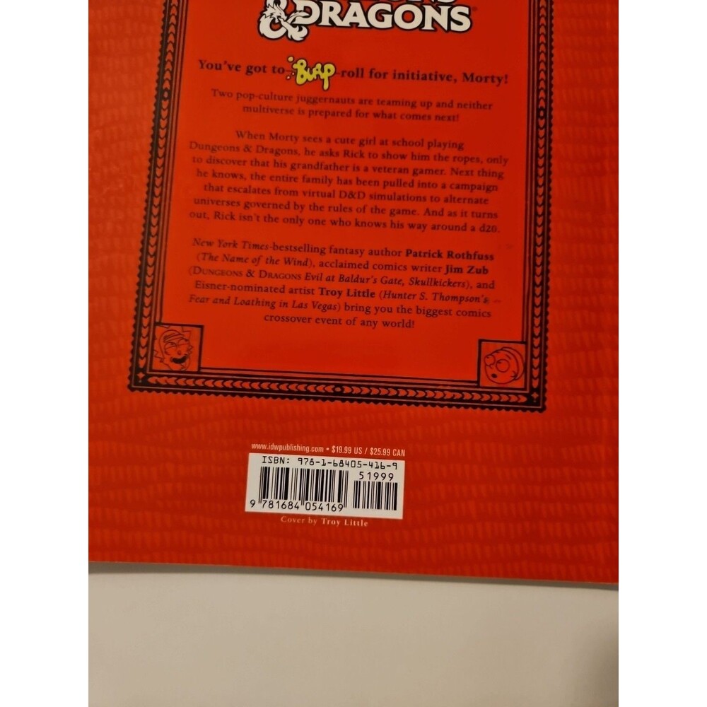 Rick and Morty Vs. Dungeons & Dragons #1 Cover Variant - A (IDW Publishing... - Picture 4 of 4